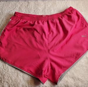 Women's puma running shorts size medium